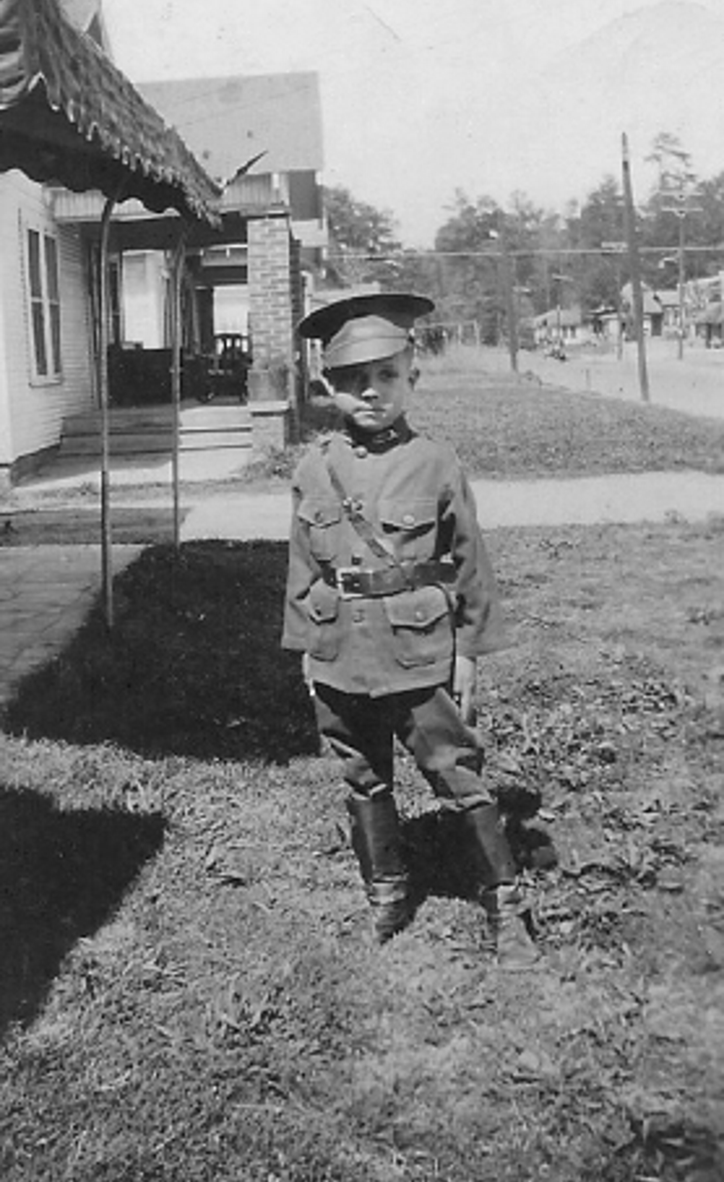 A young Harvey 'Mack' Abbott